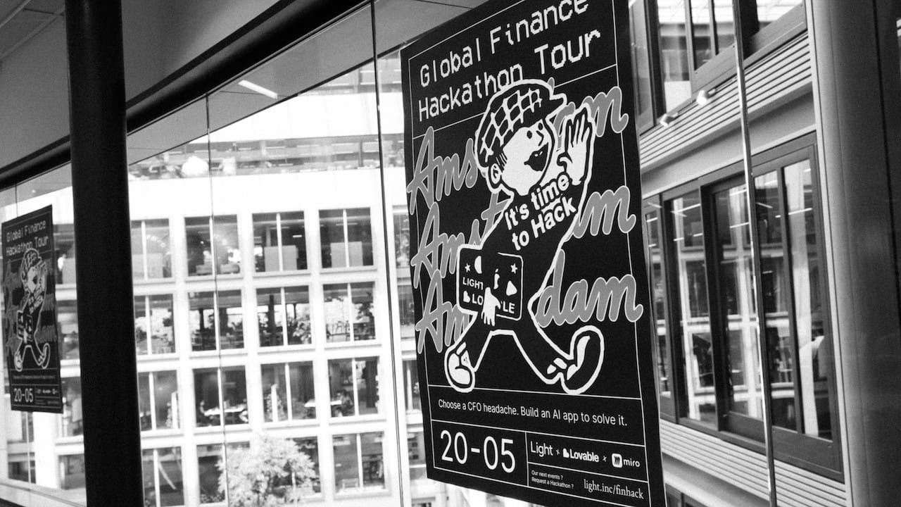 Global Finance Hackathon Tour banner for Amsterdam